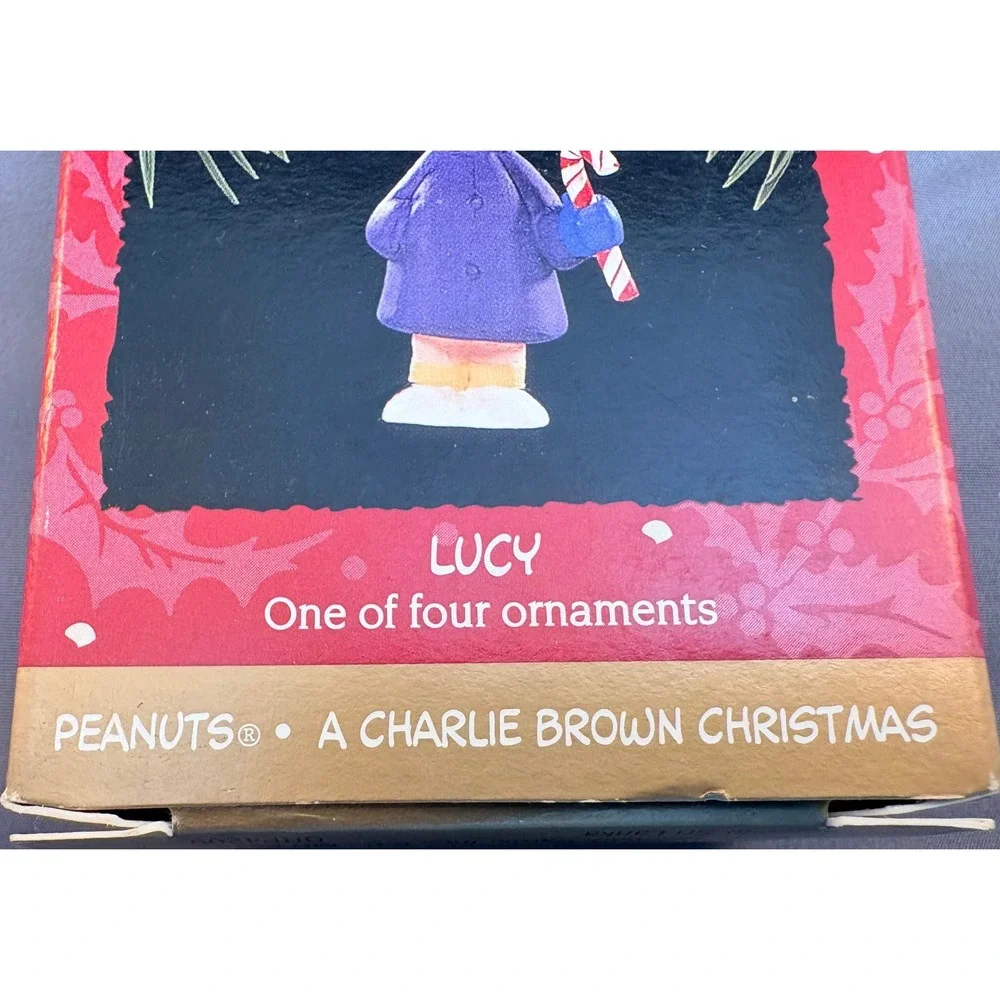Hallmark Keepsake Peanuts Lucy Charlie Brown Christmas 30th Anniv Ornament 1995